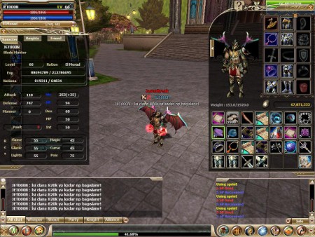 RONARKTA!! 820k npli // walkry setli / pathos gloveli/ dragon kanatlı / old rol / Old Black Dragon Necklace / old we // 16 gunluk DC premıum sahıbı car dieste gb karsılıgı satılır — Knight online RONARK serverda'da.